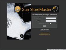 Tablet Screenshot of gunstoremaster.net